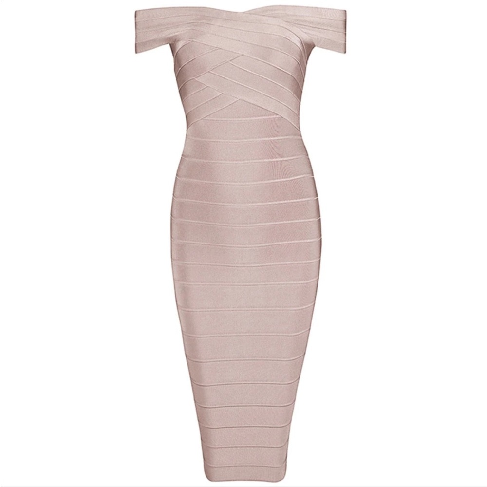 Off Shoulder Bodycon Bandage Dress